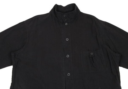 Yohji Yamamoto POUR HOMME 23SS Cotton Shirt Black Size 3