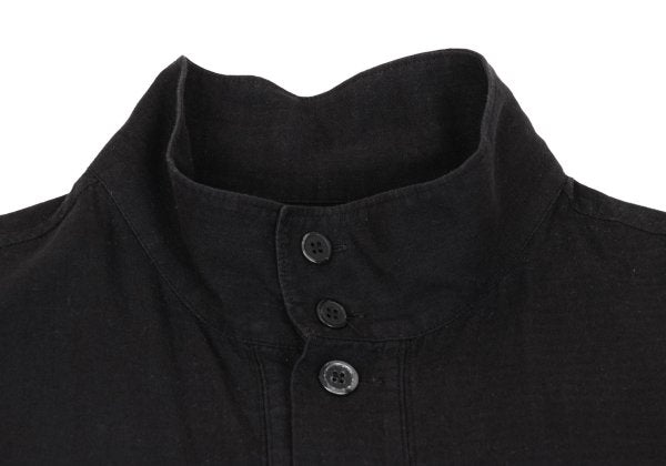 Yohji Yamamoto POUR HOMME 23SS Cotton Shirt Black Size 3