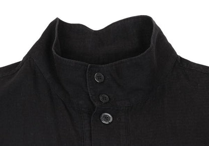 Yohji Yamamoto POUR HOMME 23SS Cotton Shirt Black Size 3