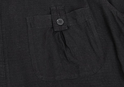 Yohji Yamamoto POUR HOMME 23SS Cotton Shirt Black Size 3