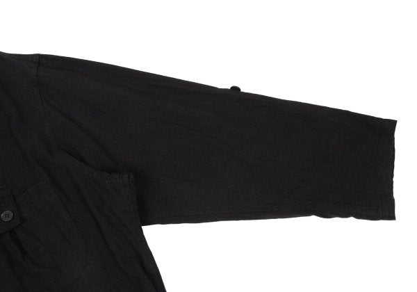 Yohji Yamamoto POUR HOMME 23SS Cotton Shirt Black Size 3