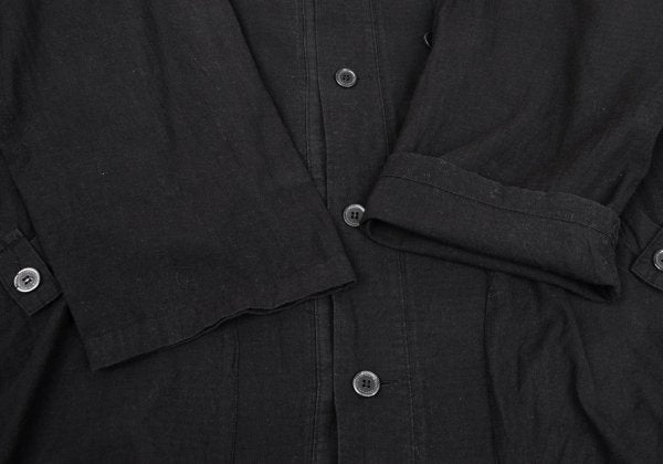 Yohji Yamamoto POUR HOMME 23SS Cotton Shirt Black Size 3