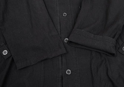 Yohji Yamamoto POUR HOMME 23SS Cotton Shirt Black Size 3