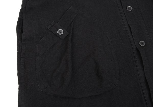 Yohji Yamamoto POUR HOMME 23SS Cotton Shirt Black Size 3