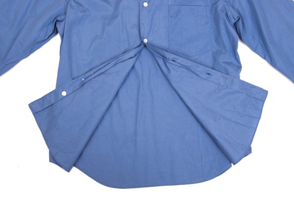 COMME des GARCONS HOMME PLUS Cotton Long Shirt Blue Size L