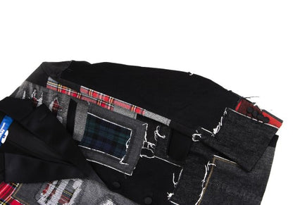 JUNYA WATANABE MAN 25SS Mixed Patchwork Blazer Black Size L