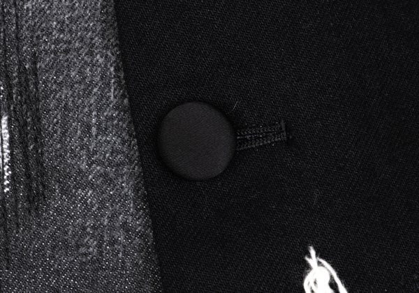 JUNYA WATANABE MAN 25SS Mixed Patchwork Blazer Black Size L