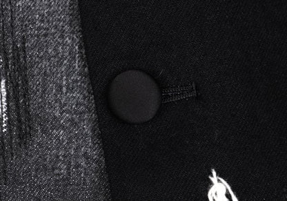 JUNYA WATANABE MAN 25SS Mixed Patchwork Blazer Black Size L