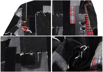 JUNYA WATANABE MAN 25SS Mixed Patchwork Blazer Black Size L