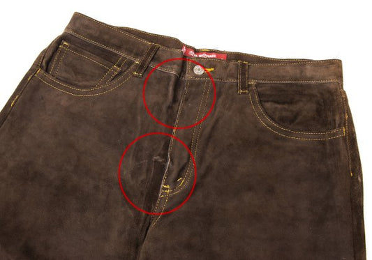 Levi's x JUNYA WATANABE MAN 03AW Cow Leather Pants Brown Size M