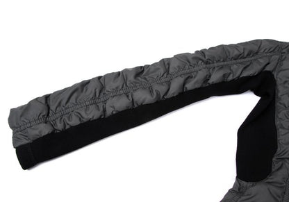 ISSEY MIYAKE Puckering Mixed Material Jacket Charcoal Size 3