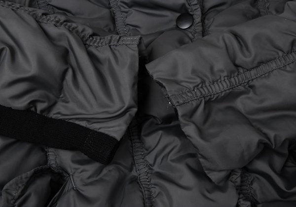 ISSEY MIYAKE Puckering Mixed Material Jacket Charcoal Size 3