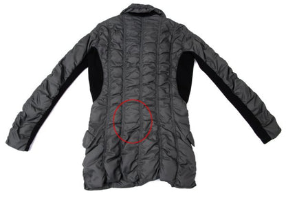 ISSEY MIYAKE Puckering Mixed Material Jacket Charcoal Size 3