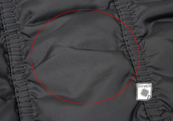 ISSEY MIYAKE Puckering Mixed Material Jacket Charcoal Size 3