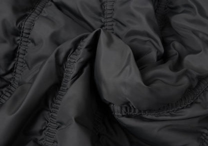 ISSEY MIYAKE Puckering Mixed Material Jacket Charcoal Size 3