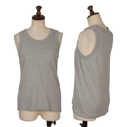JUNYA WATANABE COMME des GARCONS Cotton Tank Top Gray Size S