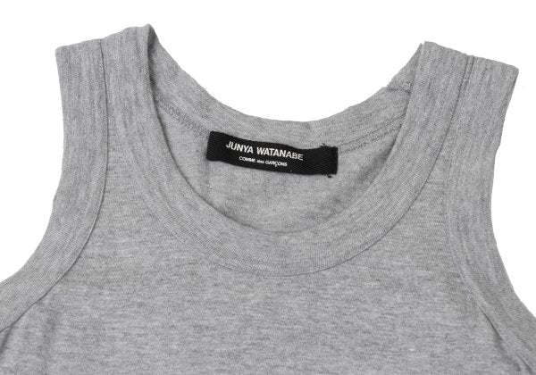 JUNYA WATANABE COMME des GARCONS Cotton Tank Top Gray Size S