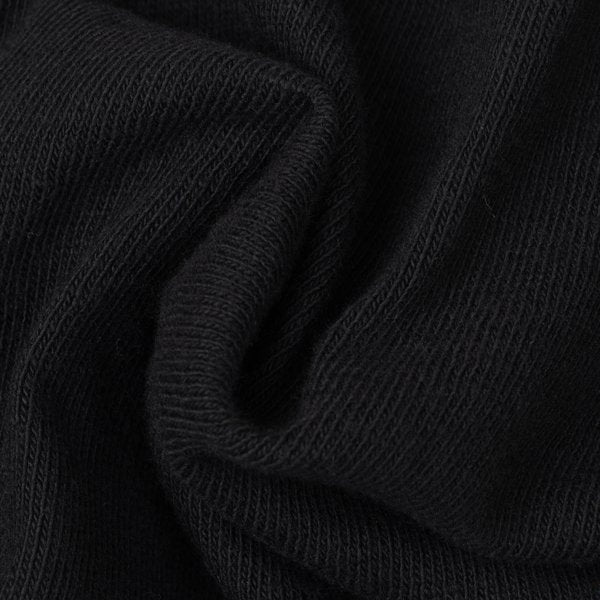 Y's Cotton Cut-Off Raglan Sleeve Cardigan Black Size 2