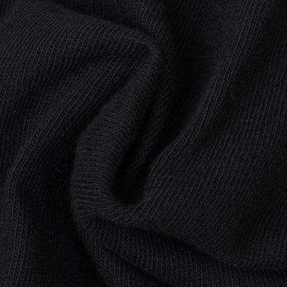 Y's Cotton Cut-Off Raglan Sleeve Cardigan Black Size 2