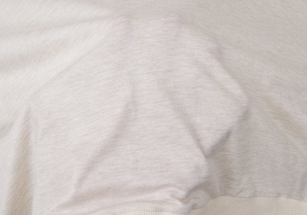 gomme Mixed Panel Design T-Shirt Off-White Size M