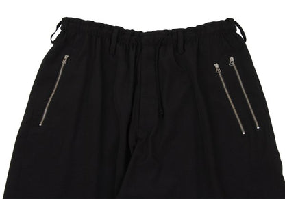 Y's BANG ON! Triacetate Zip Pocket Tapered Pants Size 2