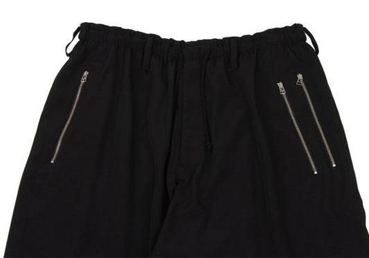 Y's BANG ON! Triacetate Zip Pocket Tapered Pants Size 2