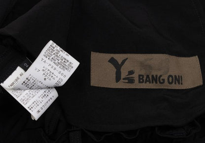 Y's BANG ON! Triacetate Zip Pocket Tapered Pants Size 2