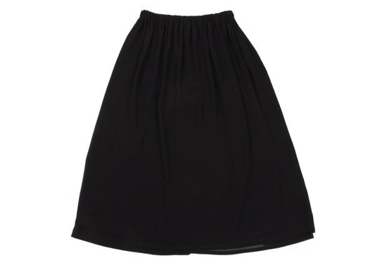 COMME des GARCONS Layered Polyester Skirt Black Size M