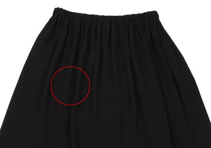 COMME des GARCONS Layered Polyester Skirt Black Size M