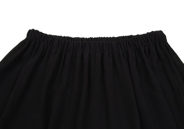 COMME des GARCONS Layered Polyester Skirt Black Size M