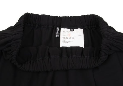 COMME des GARCONS Layered Polyester Skirt Black Size M
