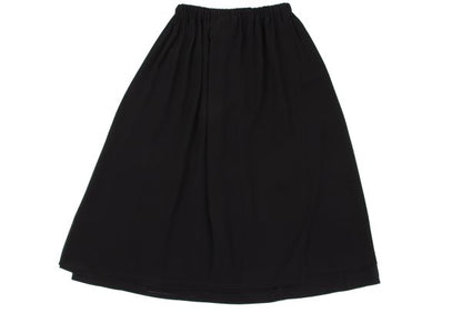COMME des GARCONS Layered Polyester Skirt Black Size M
