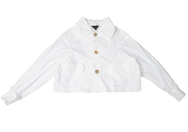 COMME des GARCONS Polyester Short Jacket White Size S