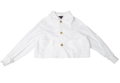 COMME des GARCONS Polyester Short Jacket White Size S