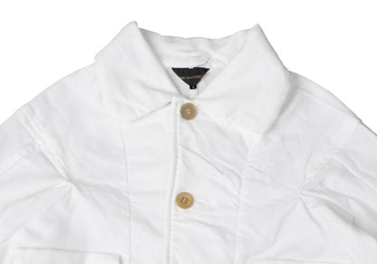 COMME des GARCONS Polyester Short Jacket White Size S