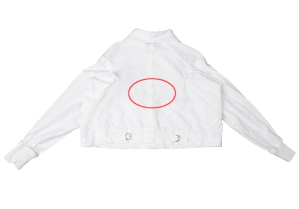COMME des GARCONS Polyester Short Jacket White Size S