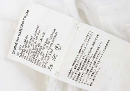 COMME des GARCONS Polyester Short Jacket White Size S