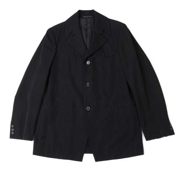 Yohji Yamamoto POUR HOMME Wool Design Jacket Black Size M