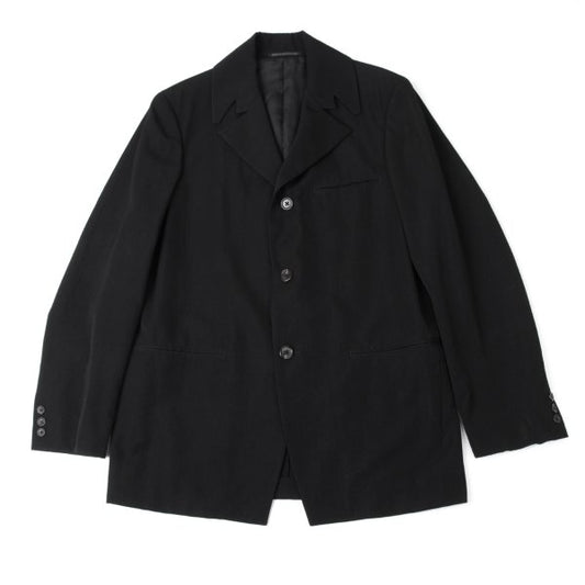Yohji Yamamoto POUR HOMME Wool Design Jacket Black Size M