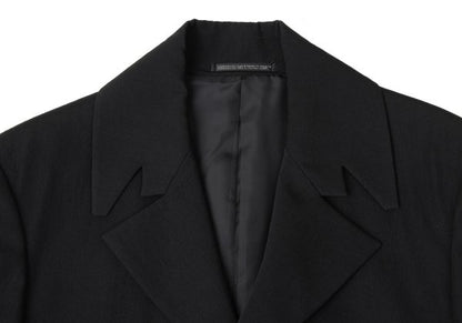 Yohji Yamamoto POUR HOMME Wool Design Jacket Black Size M