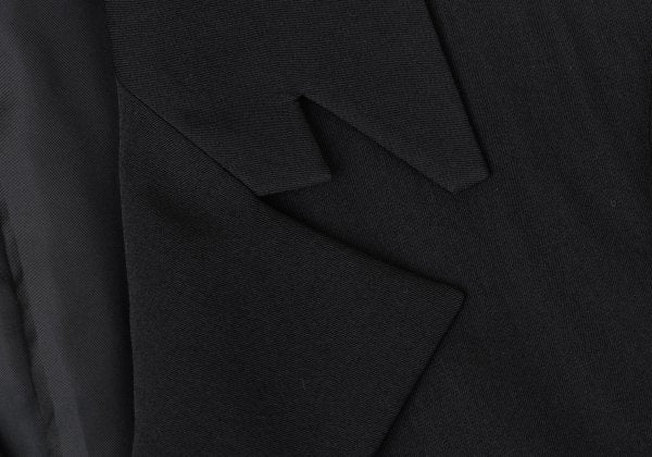 Yohji Yamamoto POUR HOMME Wool Design Jacket Black Size M