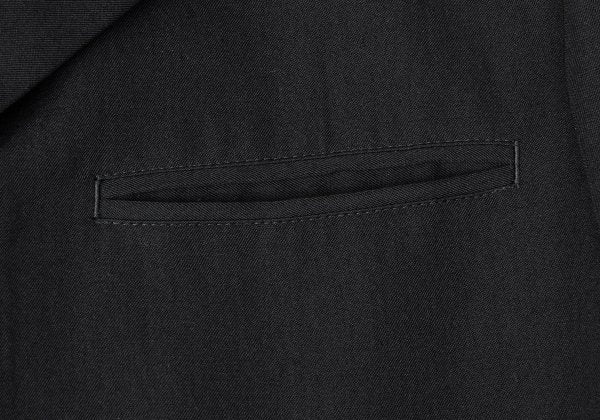 Yohji Yamamoto POUR HOMME Wool Design Jacket Black Size M