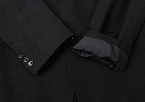 Yohji Yamamoto POUR HOMME Wool Design Jacket Black Size M