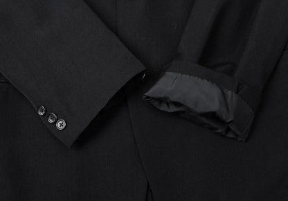 Yohji Yamamoto POUR HOMME Wool Design Jacket Black Size M