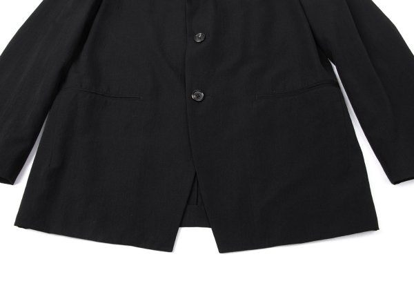Yohji Yamamoto POUR HOMME Wool Design Jacket Black Size M