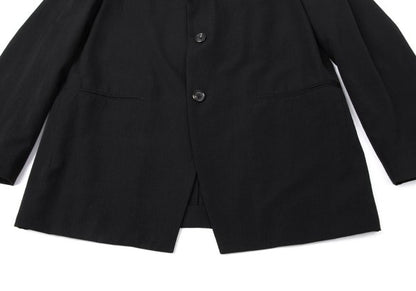 Yohji Yamamoto POUR HOMME Wool Design Jacket Black Size M