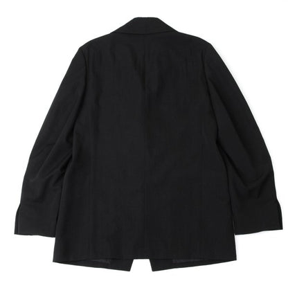 Yohji Yamamoto POUR HOMME Wool Design Jacket Black Size M