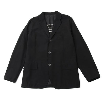 Jean Paul GAULTIER HOMME Wool Stripe Jacket Black Size 50