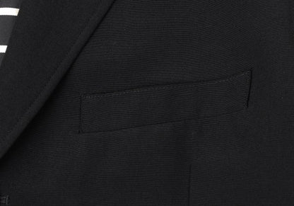 Jean Paul GAULTIER HOMME Wool Stripe Jacket Black Size 50