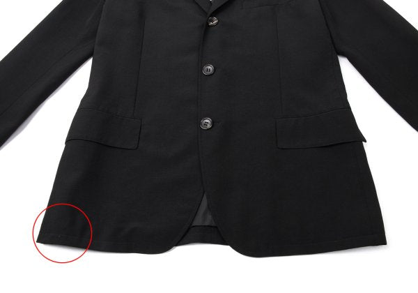 Jean Paul GAULTIER HOMME Wool Stripe Jacket Black Size 50